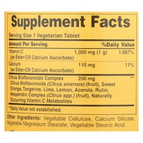 American Health - Ester-c With Citrus Bioflavonoids - 1000 Mg - 180 Vegetarian Tablets