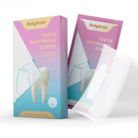 Teeth Whitening Strips - Peroxide Free - Enamel-Safe Professional Dental Strips For Sensitive Teeth - Deep Stains Removal - Whitening Without Any (Option: 14pis)